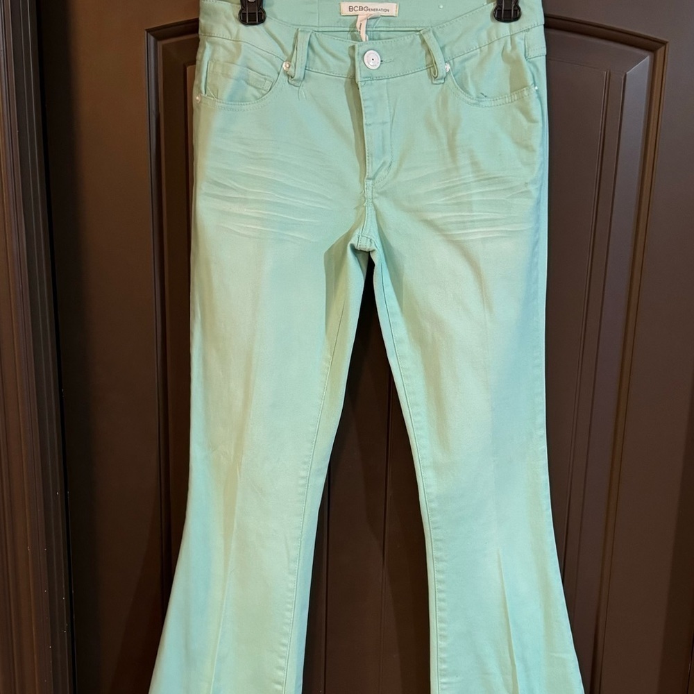 BCBG Colored Flared Jeans